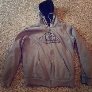 Quick Silver Zip Up Hoodie!